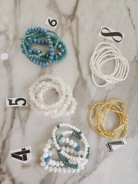 Mix And Match Handmade Stretch Bracelets
